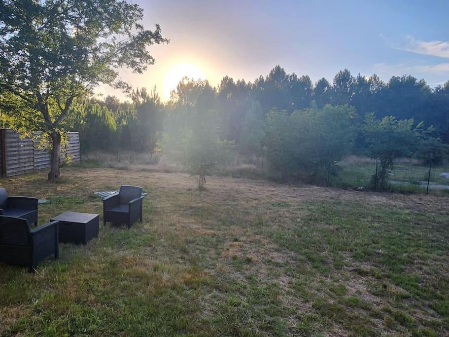 Chalet Au Coeur Des Landes Ychoux Kültér fotó