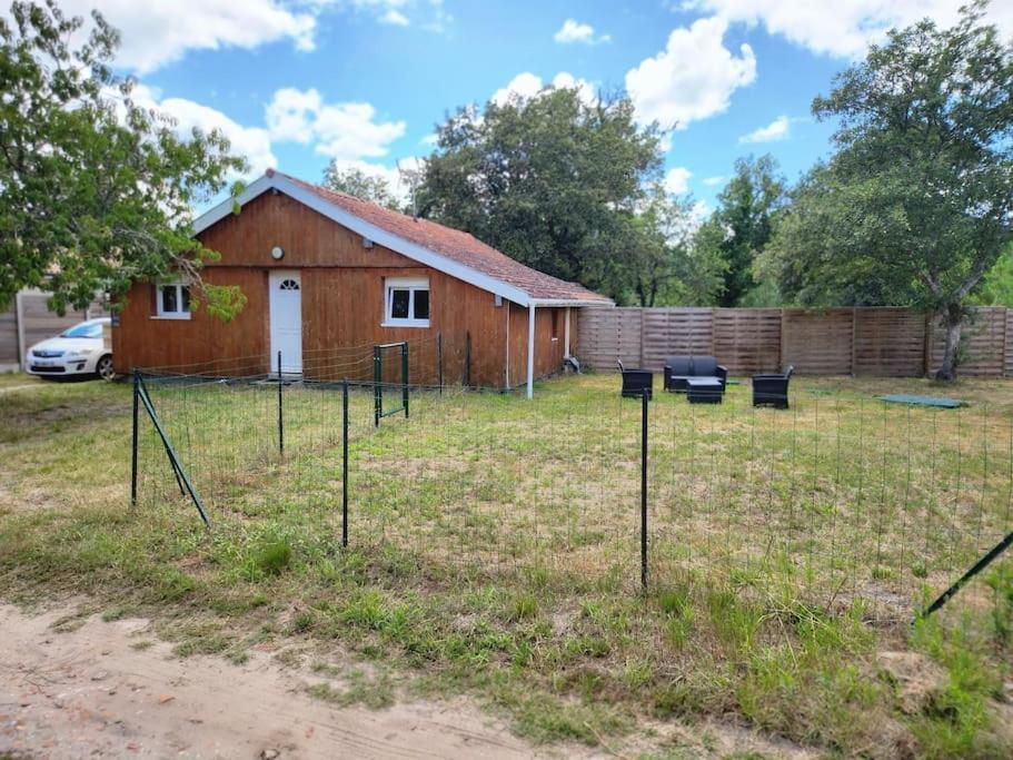 Chalet Au Coeur Des Landes Ychoux Kültér fotó